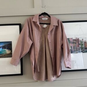 NWT Pink Pleather Jacket